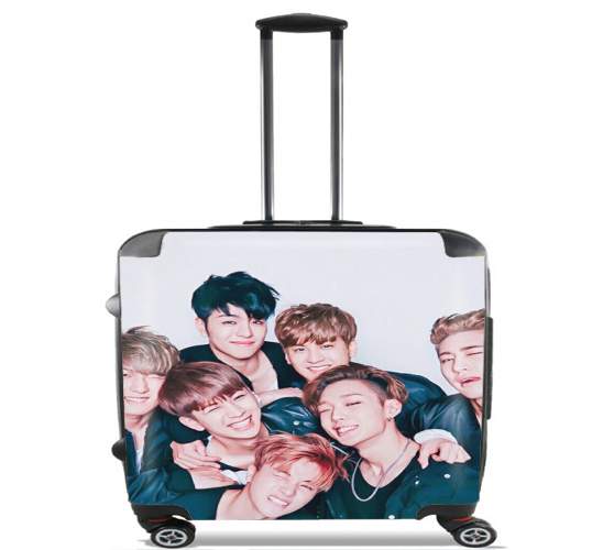  Ikon kpop for Wheeled bag cabin luggage suitcase trolley 17" laptop