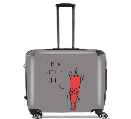  Im a little chili for Wheeled bag cabin luggage suitcase trolley 17" laptop