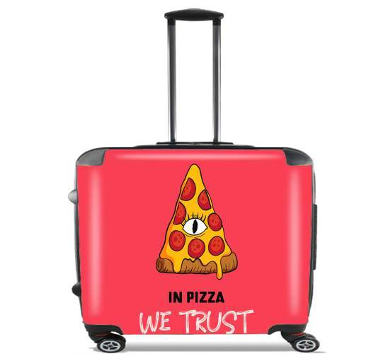  iN Pizza we Trust for Wheeled bag cabin luggage suitcase trolley 17" laptop