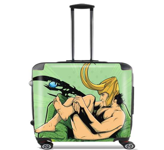  In the privacy of: Loki for Wheeled bag cabin luggage suitcase trolley 17" laptop