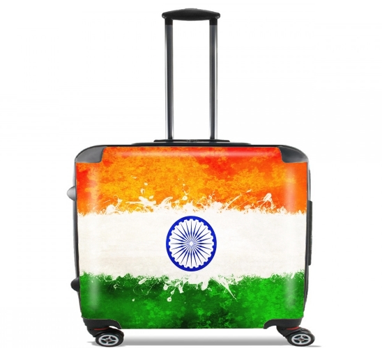  Indian Paint Spatter for Wheeled bag cabin luggage suitcase trolley 17" laptop