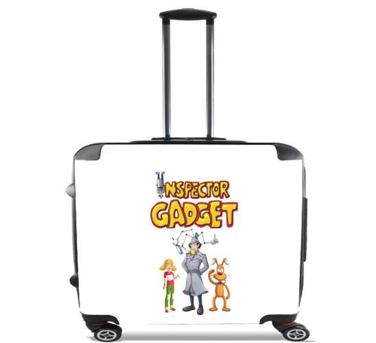  Inspecteur gadget for Wheeled bag cabin luggage suitcase trolley 17" laptop