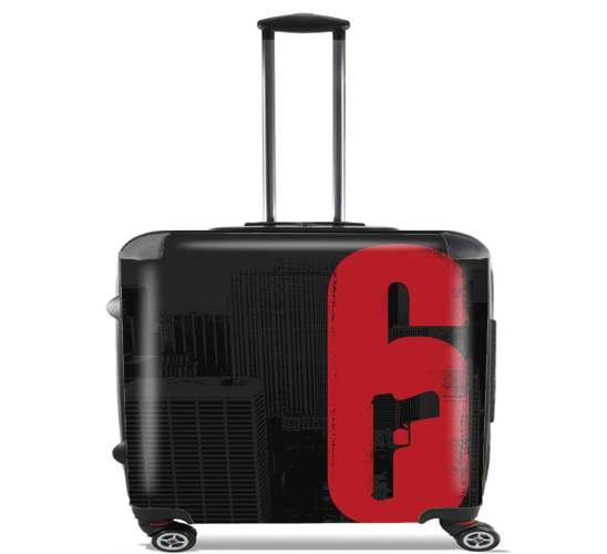  Inspiration Rainbow 6 Siege - Pistol inside Gun for Wheeled bag cabin luggage suitcase trolley 17" laptop