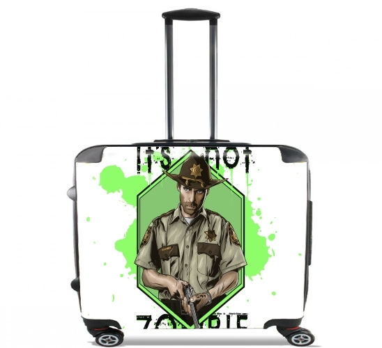 It's not zombie for Wheeled bag cabin luggage suitcase trolley 17" laptop