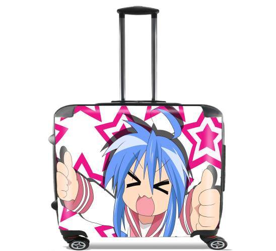  izumi konata for Wheeled bag cabin luggage suitcase trolley 17" laptop