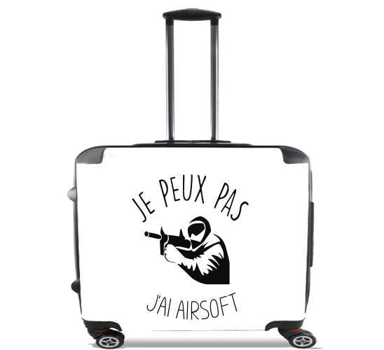  Je peux pas jai Airsoft Paintball for Wheeled bag cabin luggage suitcase trolley 17" laptop