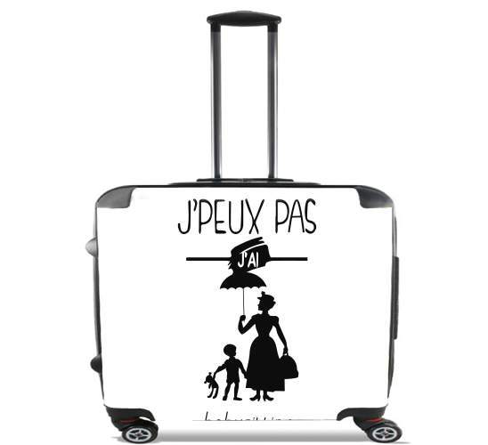  Je peux pas jai babystting comme Marry Popins for Wheeled bag cabin luggage suitcase trolley 17" laptop