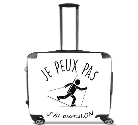  Je peux pas jai biathlon for Wheeled bag cabin luggage suitcase trolley 17" laptop