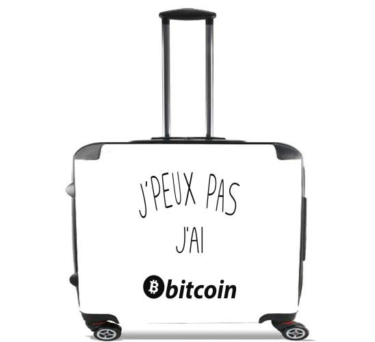  Je peux pas jai bitcoin for Wheeled bag cabin luggage suitcase trolley 17" laptop