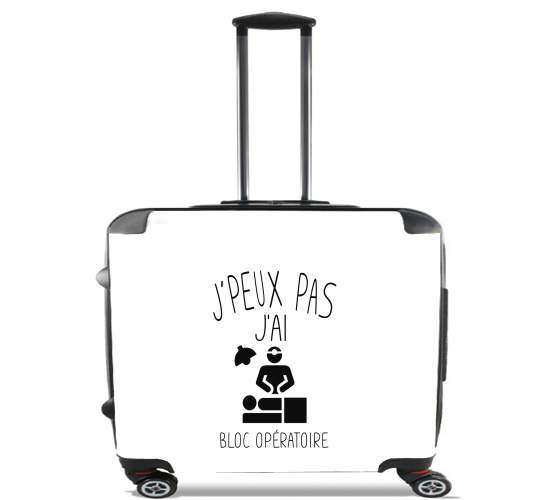  Je peux pas jai bloc operatoire for Wheeled bag cabin luggage suitcase trolley 17" laptop