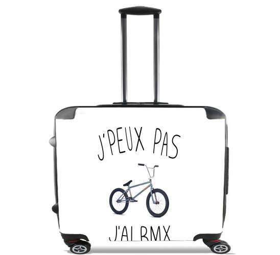  Je peux pas jai BMX for Wheeled bag cabin luggage suitcase trolley 17" laptop