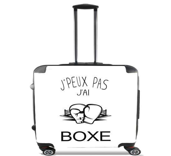  Je peux pas jai Boxe for Wheeled bag cabin luggage suitcase trolley 17" laptop