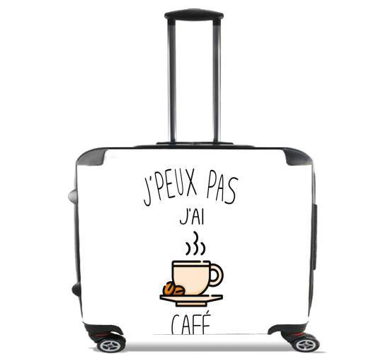 Je peux pas jai cafe for Wheeled bag cabin luggage suitcase trolley 17" laptop