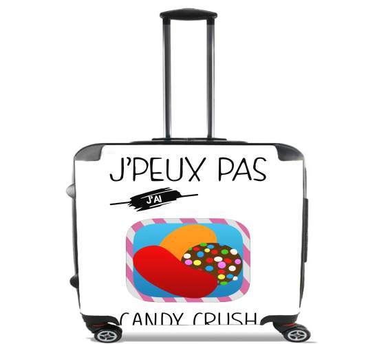  Je peux pas jai candy crush for Wheeled bag cabin luggage suitcase trolley 17" laptop