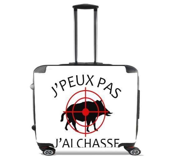 Je peux pas jai chasse for Wheeled bag cabin luggage suitcase trolley 17" laptop