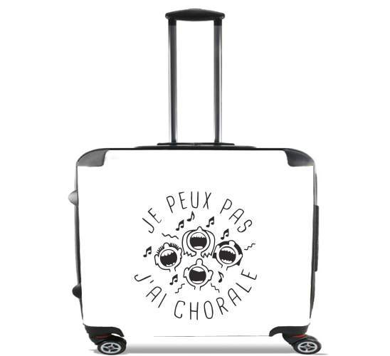  Je peux pas jai chorale for Wheeled bag cabin luggage suitcase trolley 17" laptop