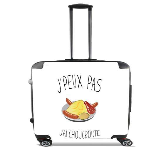  Je peux pas jai choucroute for Wheeled bag cabin luggage suitcase trolley 17" laptop