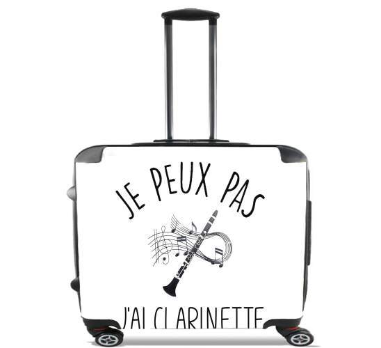  Je peux pas jai clarinette for Wheeled bag cabin luggage suitcase trolley 17" laptop