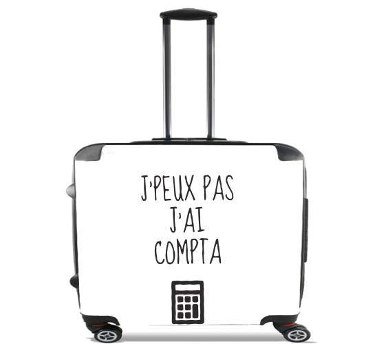  Je peux pas jai compta for Wheeled bag cabin luggage suitcase trolley 17" laptop