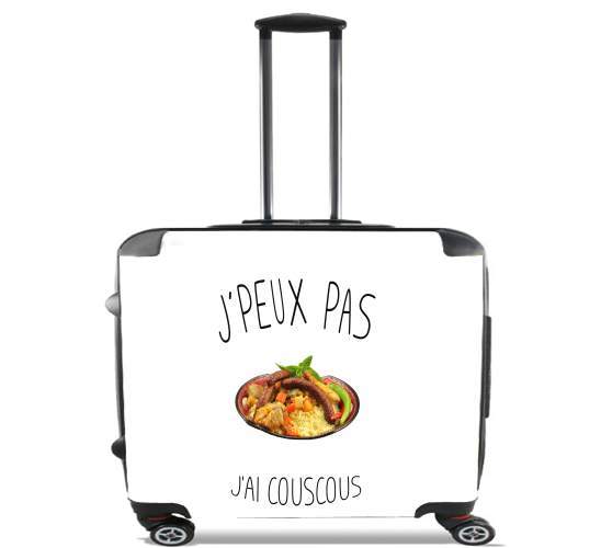  Je peux pas jai couscous for Wheeled bag cabin luggage suitcase trolley 17" laptop