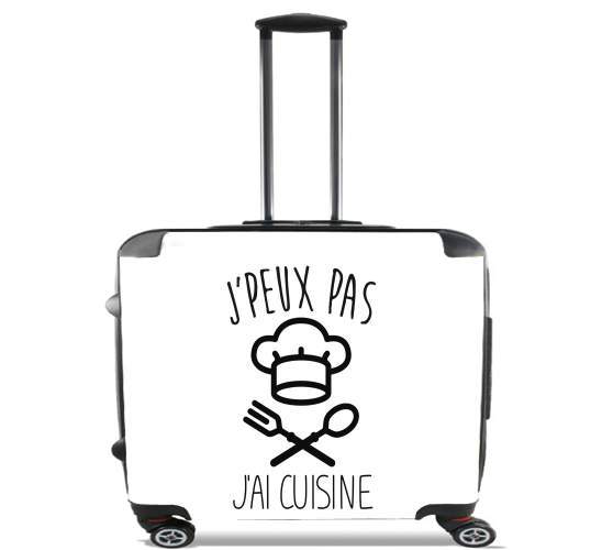  Je peux pas jai cuisine for Wheeled bag cabin luggage suitcase trolley 17" laptop