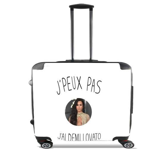  Je peux pas jai Demi Lovato for Wheeled bag cabin luggage suitcase trolley 17" laptop