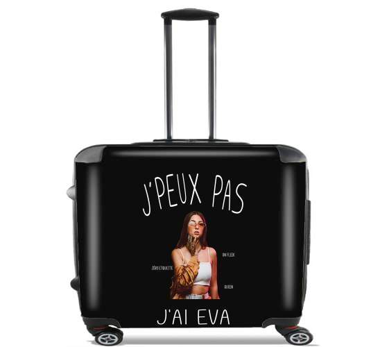 Wheeled bag cabin luggage suitcase trolley 17" laptop for Je peux pas jai Eva Queen