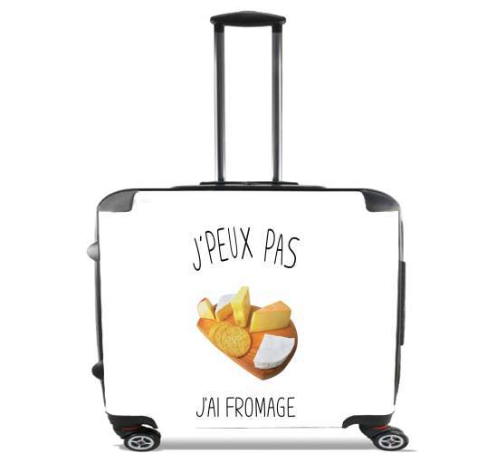  Je peux pas jai fromage for Wheeled bag cabin luggage suitcase trolley 17" laptop