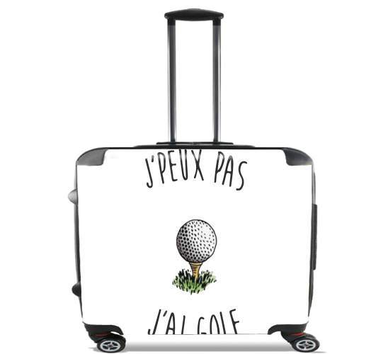 Wheeled bag cabin luggage suitcase trolley 17" laptop for Je peux pas jai golf