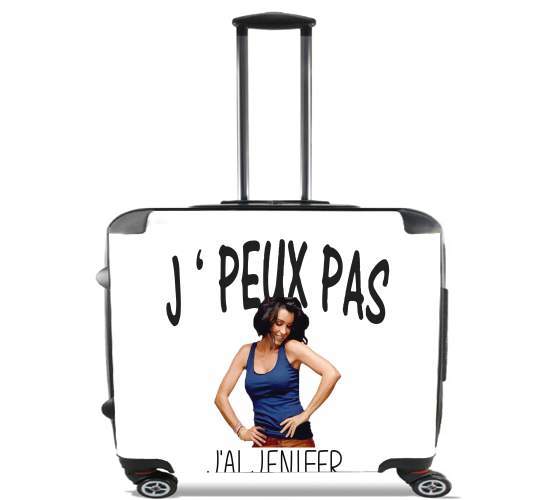 Wheeled bag cabin luggage suitcase trolley 17" laptop for Je peux pas jai Jenifer