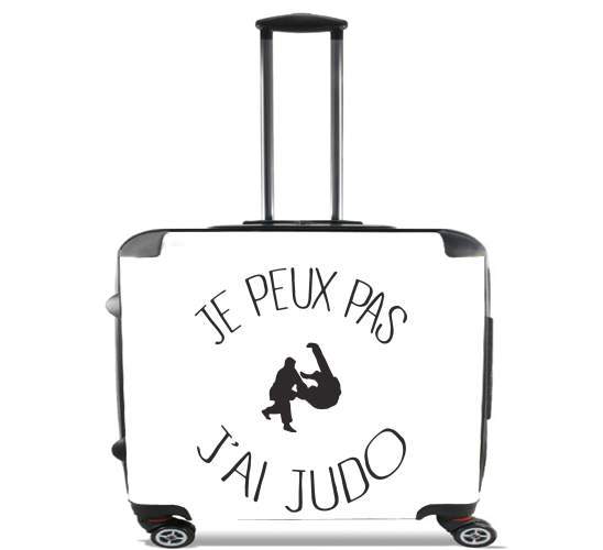  Je peux pas jai Judo ceinture for Wheeled bag cabin luggage suitcase trolley 17" laptop