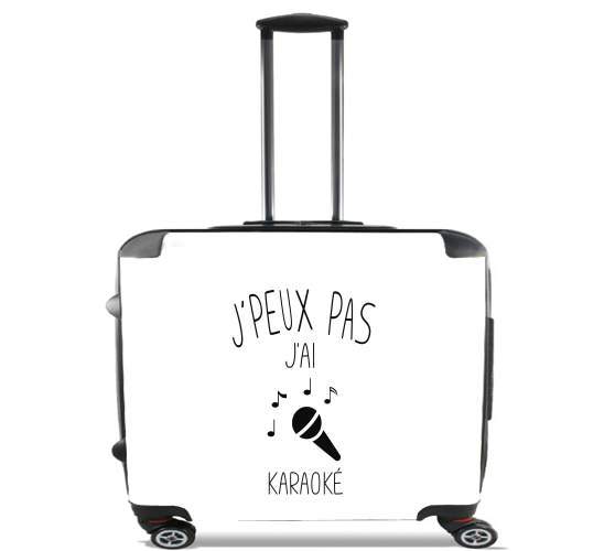  Je peux pas jai Karaoke Chant for Wheeled bag cabin luggage suitcase trolley 17" laptop