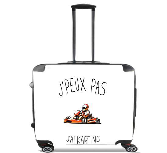  Je peux pas jai Karting for Wheeled bag cabin luggage suitcase trolley 17" laptop