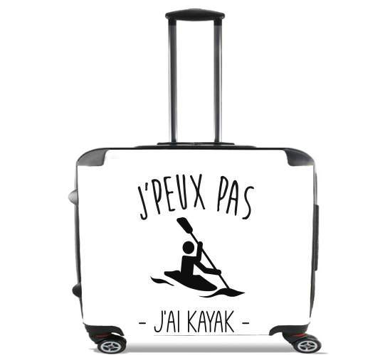  Je peux pas jai Kayak for Wheeled bag cabin luggage suitcase trolley 17" laptop