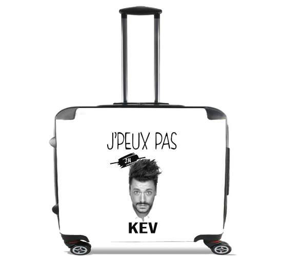 Wheeled bag cabin luggage suitcase trolley 17" laptop for Je peux pas jai Kev Adams
