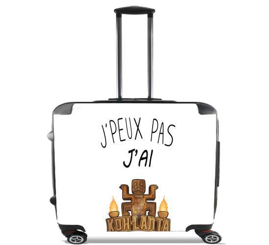  Je peux pas jai Koh Lanta for Wheeled bag cabin luggage suitcase trolley 17" laptop