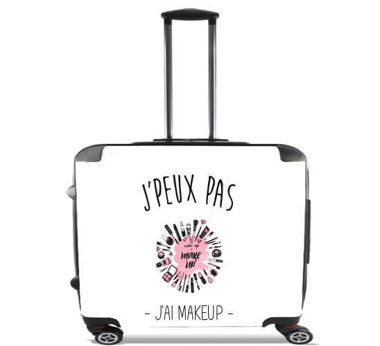  Je peux pas jai makeup for Wheeled bag cabin luggage suitcase trolley 17" laptop