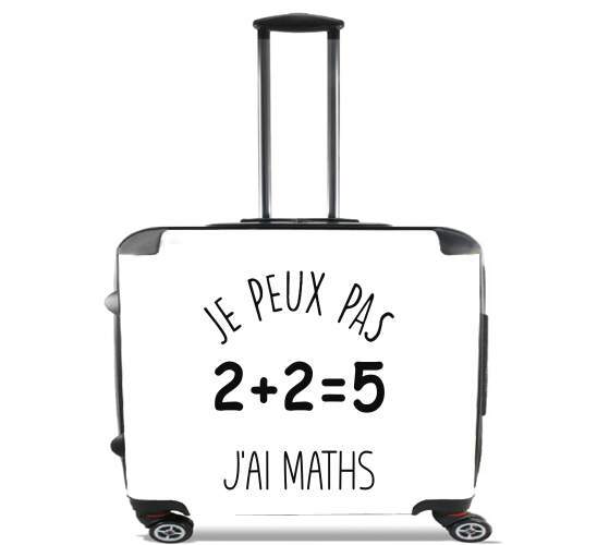  Je peux pas jai maths for Wheeled bag cabin luggage suitcase trolley 17" laptop