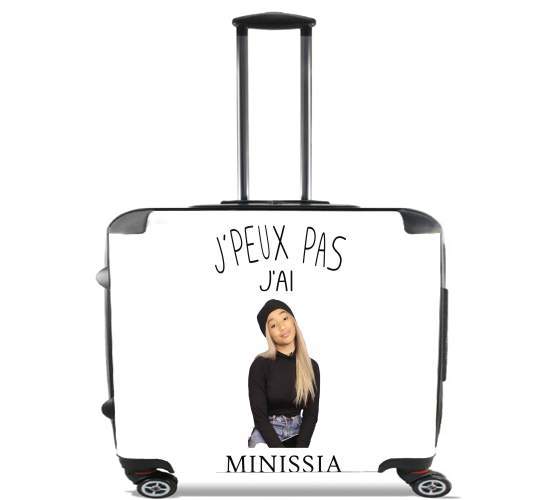  Je peux pas jai Minissia for Wheeled bag cabin luggage suitcase trolley 17" laptop