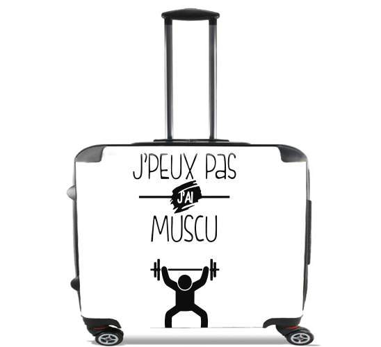  Je peux pas jai musculation for Wheeled bag cabin luggage suitcase trolley 17" laptop