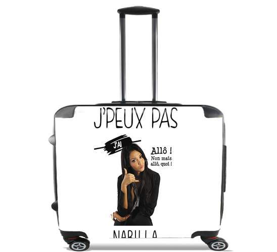  Je peux pas jai Nabilla Allo for Wheeled bag cabin luggage suitcase trolley 17" laptop