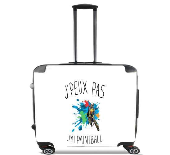  Je peux pas jai Paintball for Wheeled bag cabin luggage suitcase trolley 17" laptop