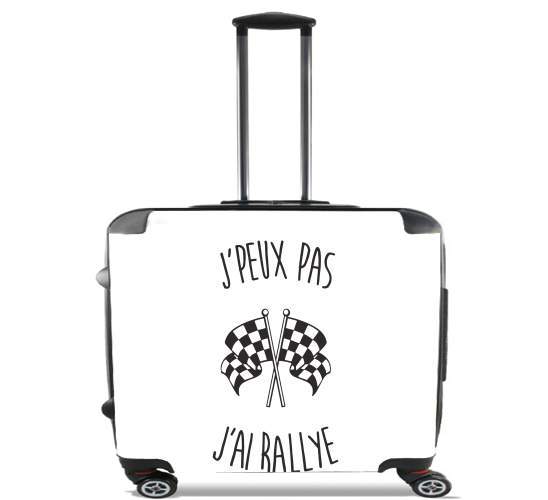  Je peux pas jai rallye for Wheeled bag cabin luggage suitcase trolley 17" laptop