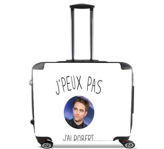  Je peux pas jai Robert Pattinson for Wheeled bag cabin luggage suitcase trolley 17" laptop
