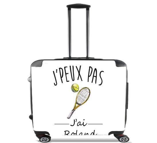  Je peux pas jai roland - Tennis for Wheeled bag cabin luggage suitcase trolley 17" laptop