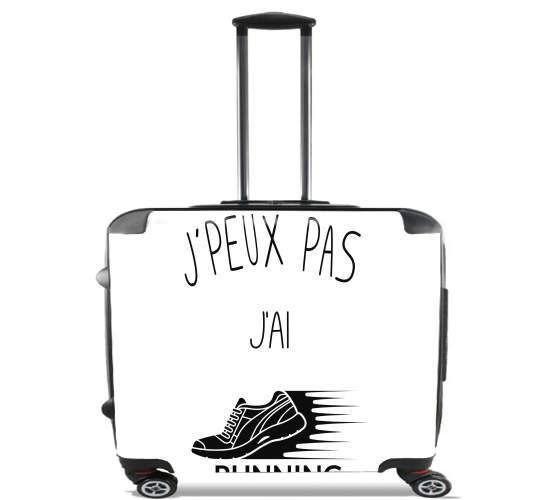  Je peux pas jai running for Wheeled bag cabin luggage suitcase trolley 17" laptop