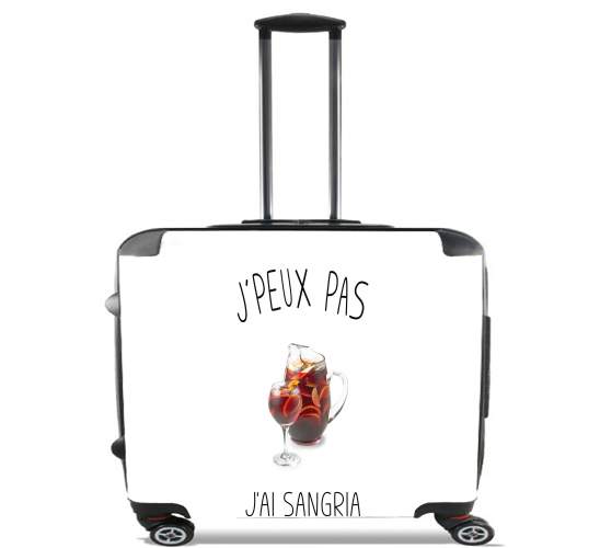  Je peux pas jai sangria for Wheeled bag cabin luggage suitcase trolley 17" laptop