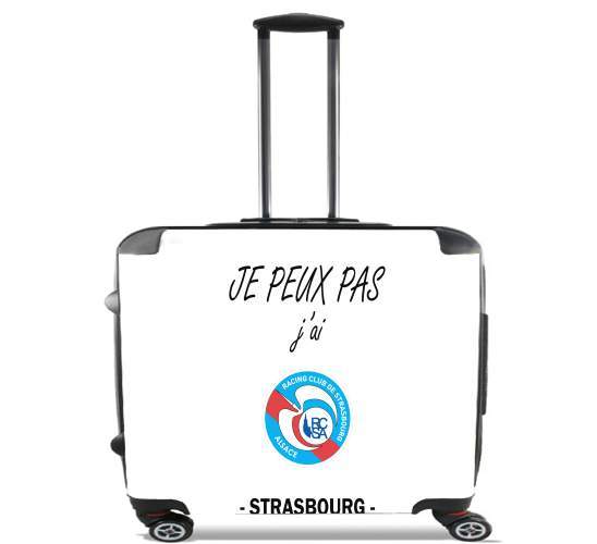  Je peux pas jai Strasbourg for Wheeled bag cabin luggage suitcase trolley 17" laptop