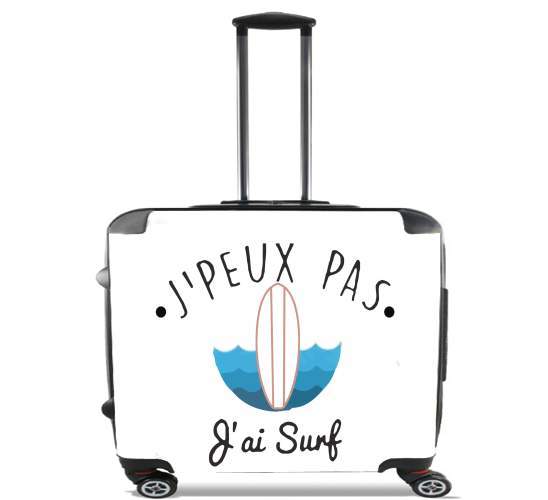  Je peux pas jai surf for Wheeled bag cabin luggage suitcase trolley 17" laptop