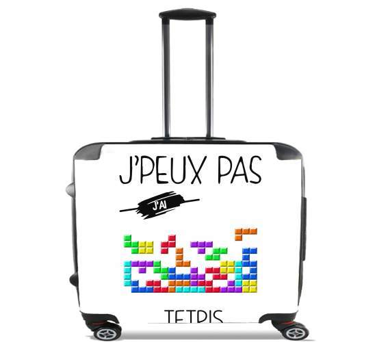  Je peux pas jai tetris for Wheeled bag cabin luggage suitcase trolley 17" laptop